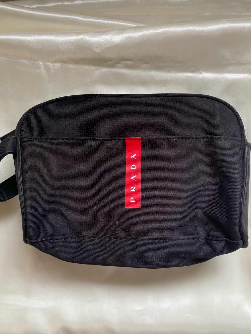 Prada Sleek Black Unisex Cosmetic/Toiletry/Travel Bag - NWOT/Storage